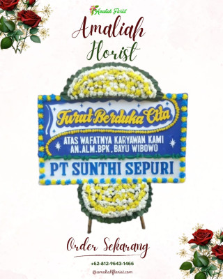 Papan Bunga Duka di Cibodas Baru