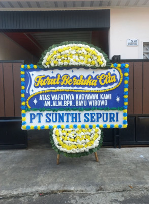 Papan Bunga Duka di Cibodas Baru
