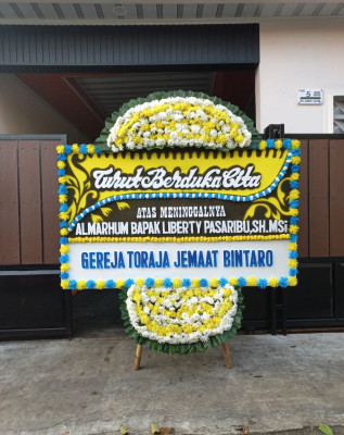 Papan Bunga Duka di Cibodas Baru